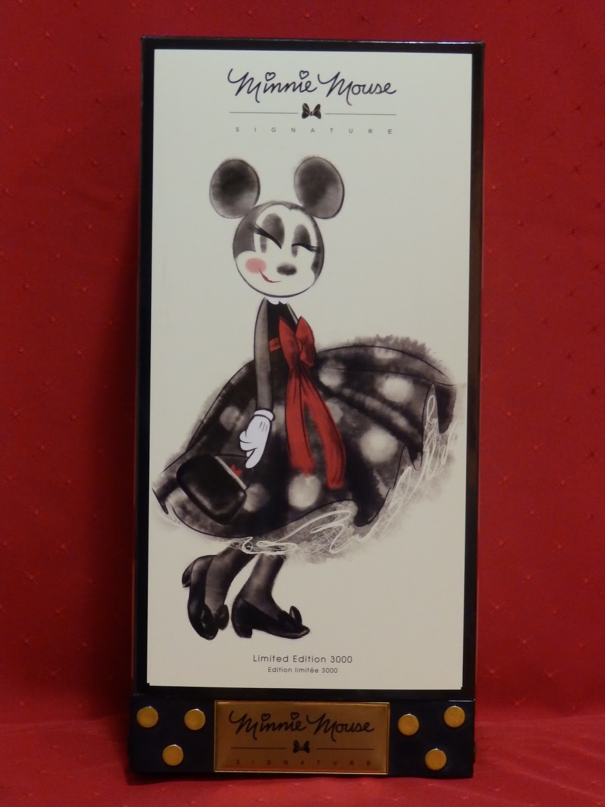 minnie mouse designer doll
