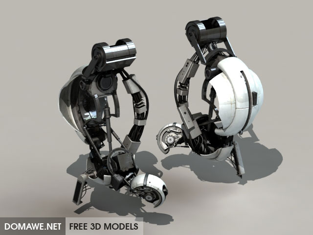 DOMAWE Portal GLaDOS 3D Model Free Download domawe-portal-glados-3d-model-free-download