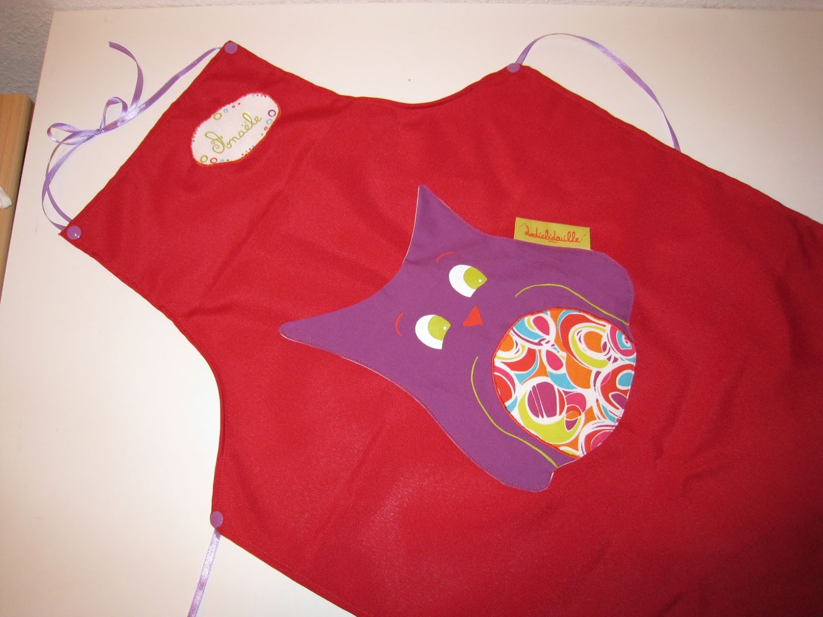 LodieBidouille Créations originales faites-main !: Tablier de cuisine