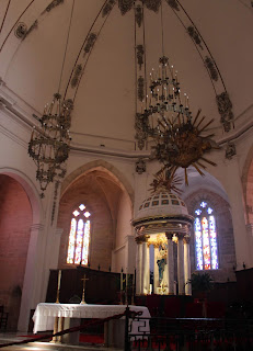 Interior de la catedral de la Dalt Vila de Ibiza