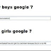 How Boys Google vs How Girls Google