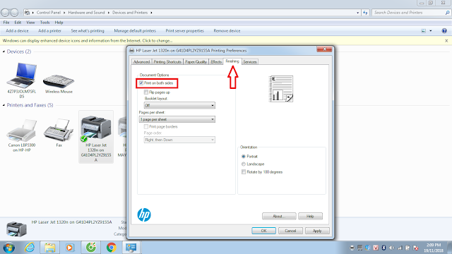 Hướng dẫn cách in 2 mặt