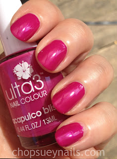 Ulta3 Candy Cane 2012 Acapulco Bliss Review Swatch