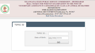 Telangana PSC Admit Card Telangana PSC Admit Card