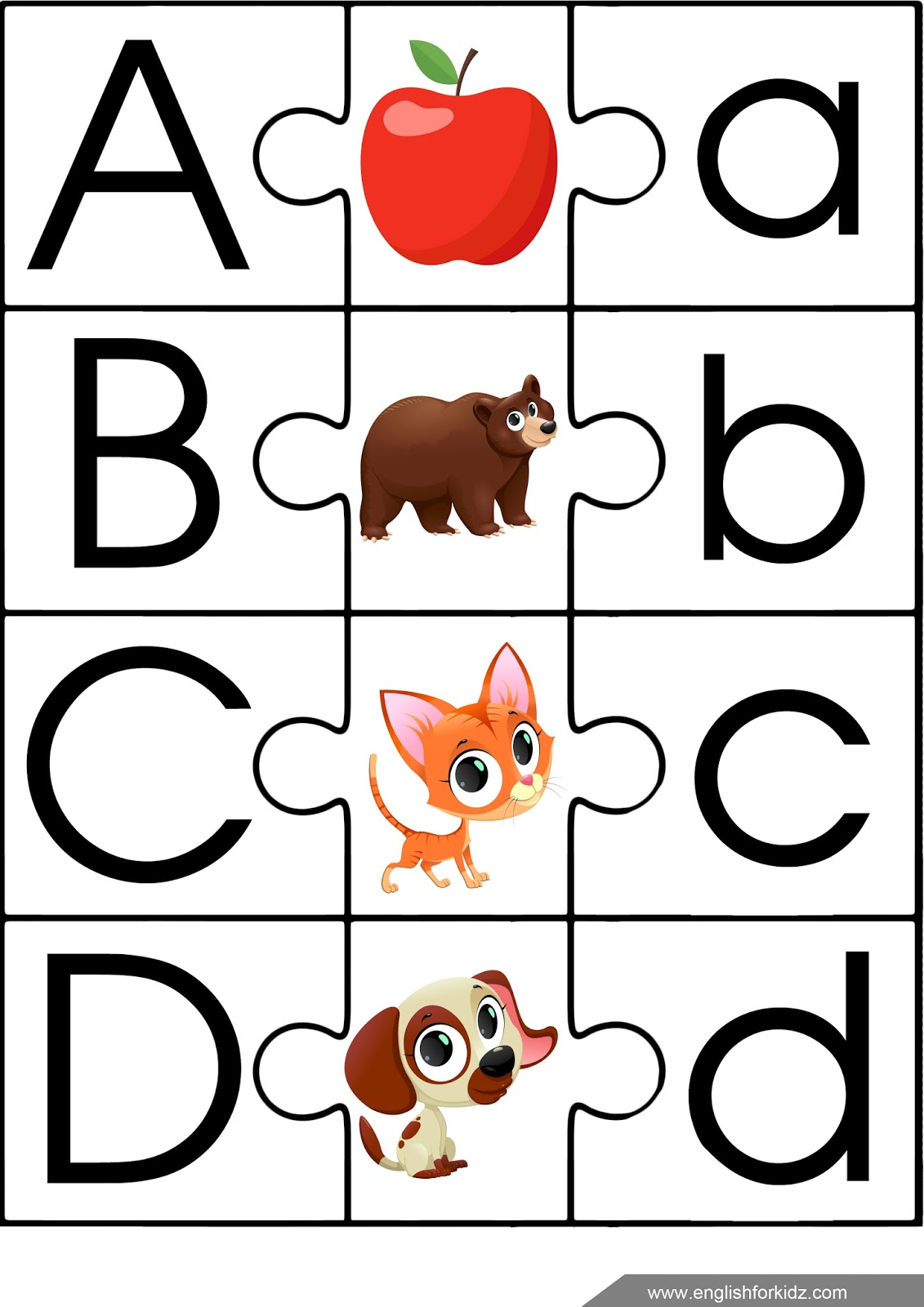 Free Printable Alphabet Puzzles