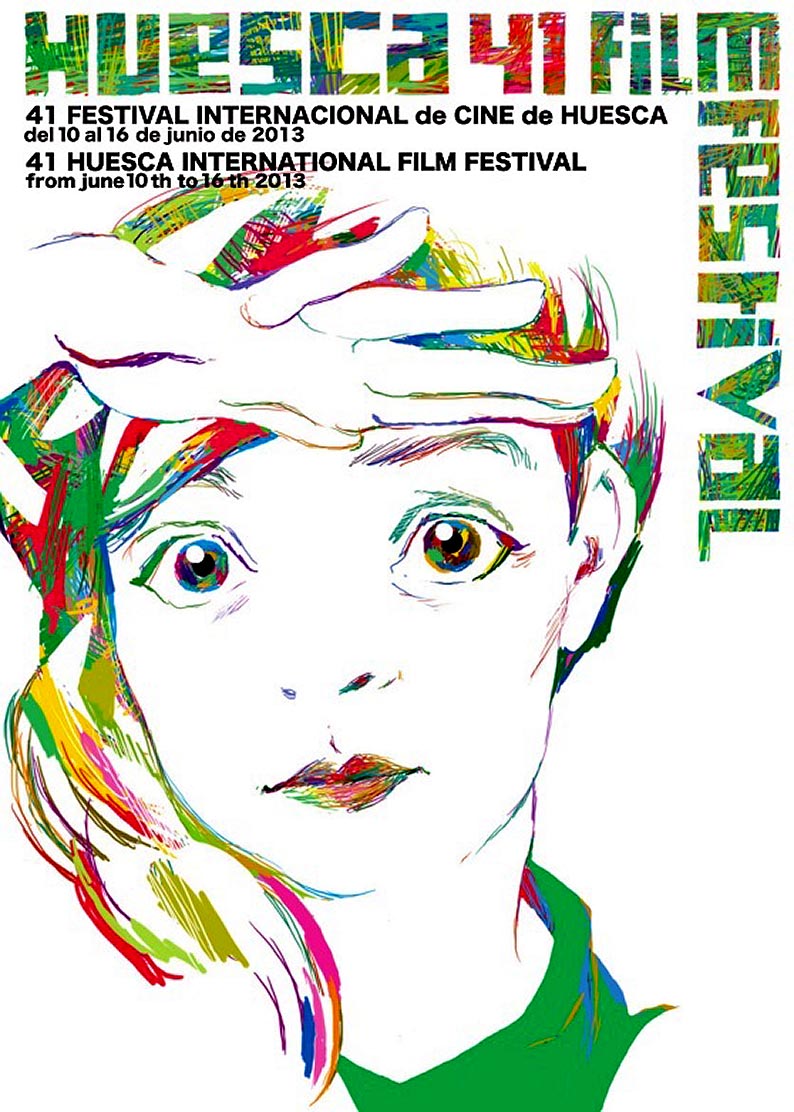 Luz y artes: Cartel 41 Festival de Cine de Huesca; de Cano