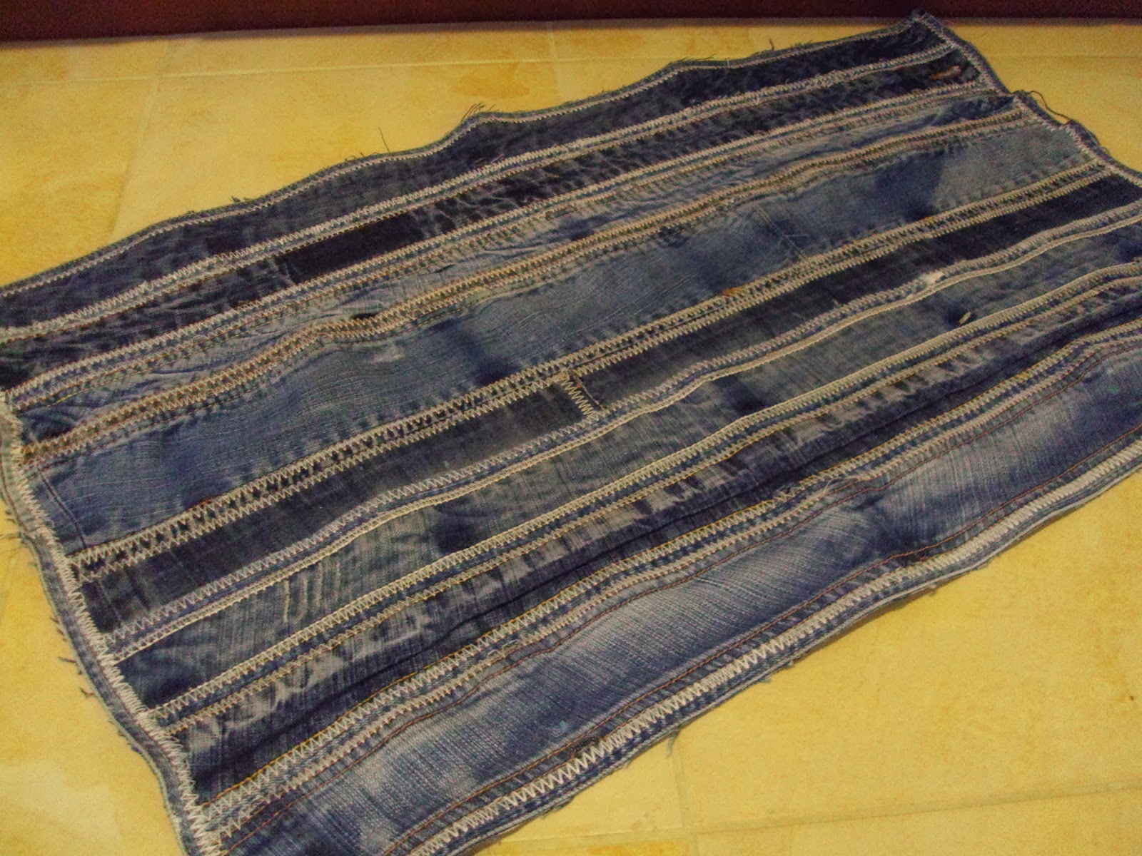 Ladybug Laboratory Denim Rug