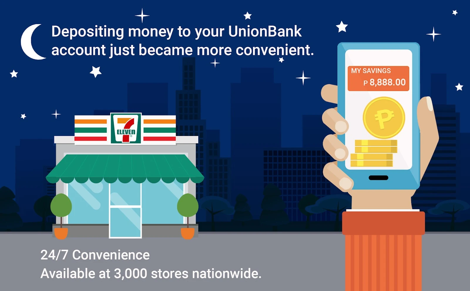 UnionBank of the Philippines: Deposit Money at 7-Eleven