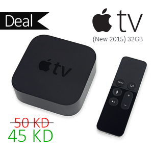 SAVEMYDINAR DEAL : Apple TV 4th Gen (New 2015) 32GB for 45KD