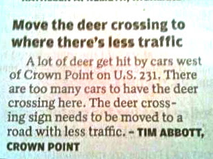 move the deer crossing