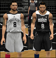 NBA 2K13 Brooklyn Nets Practice Jersey Patch