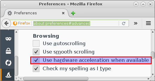 Firefox hardware acceleration on Linux - Linux Tutorials - Learn Linux  Configuration