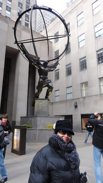 Escultura de Atlas - Rockefeller Center - Nova York - Estados Unidos Nova York - Estados Unidos