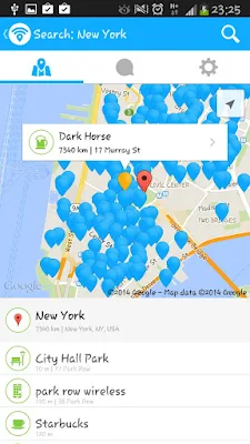 تطبيق wifi map لكشف كلمات سر الشبكات