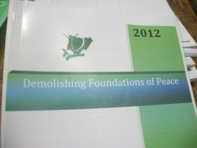 DEMOLISHING FOUNDATIONS OF PEACE: A CITIZEN REACTS 3