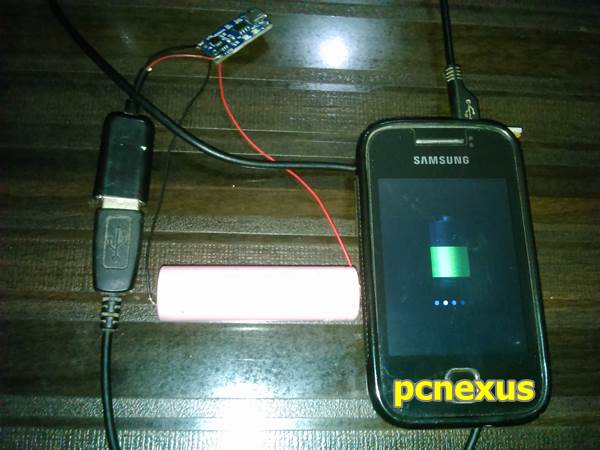 diy power bank from laptop battery charging galaxy phone