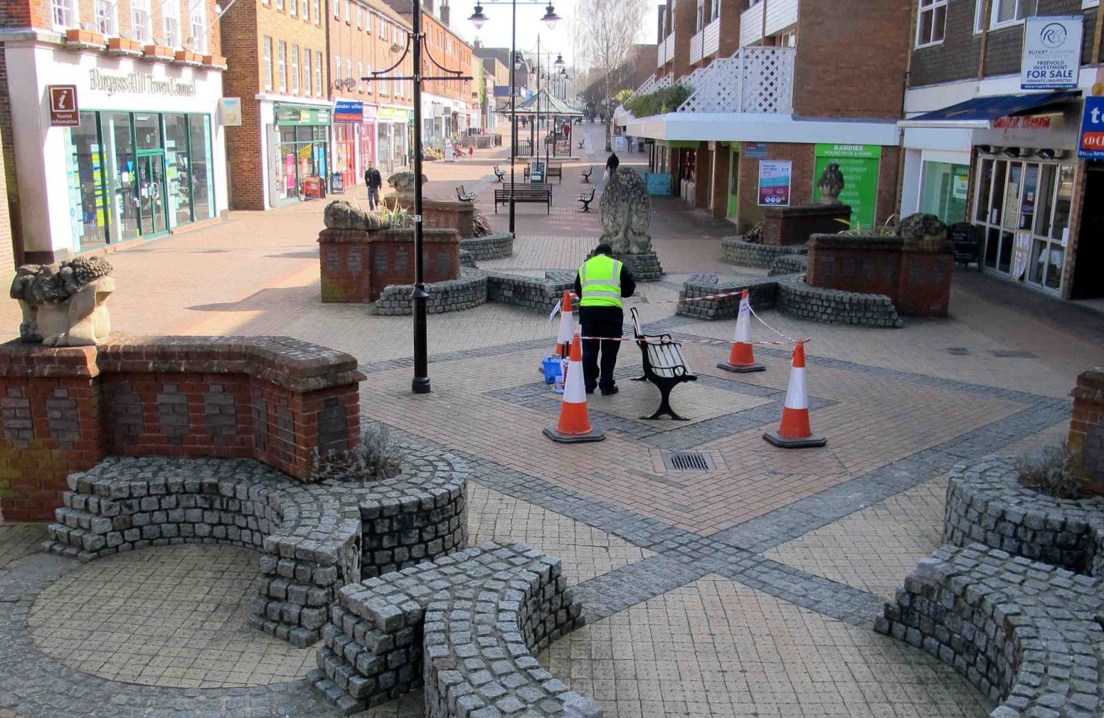 Busy Burgess Hill NOT! Tim Parfitt