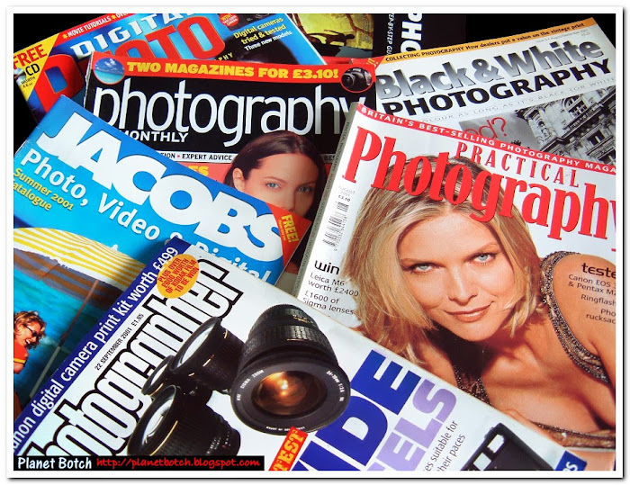 Photographic magazines shot with the Finepix 6800Z