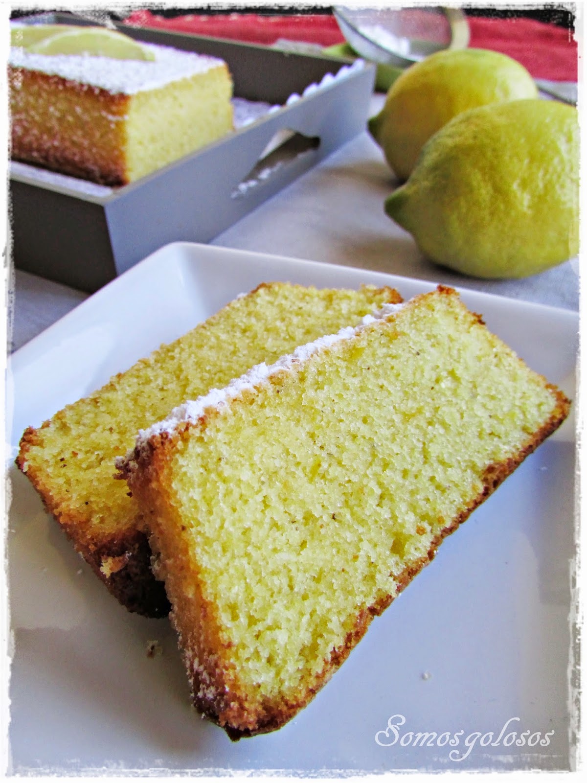 Bizcocho de maíz y limón Sin gluten, Sin leche, Sin lactosa