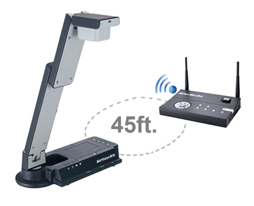 JUAL AVER VISUALIZER WIRELESS W30 DOCUMENT CAMERA VISUALIZER