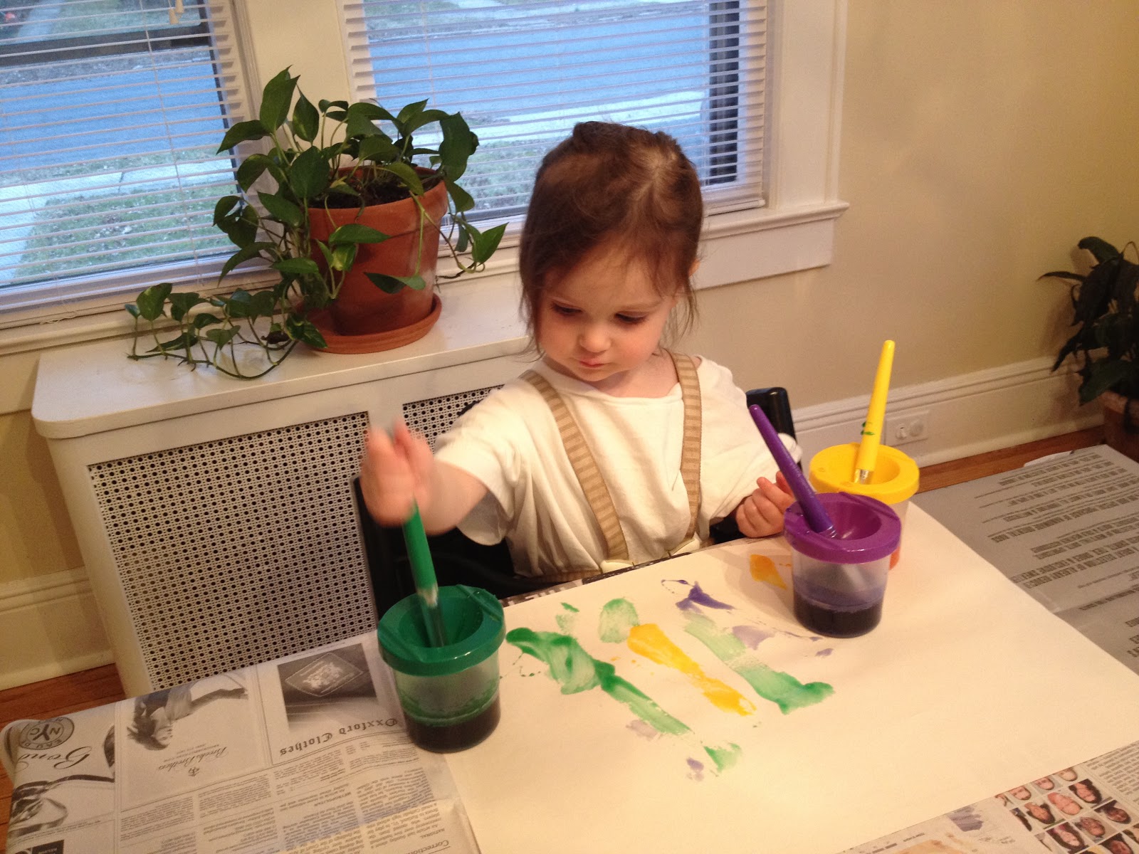 Macaroni Baby Sticky Paint