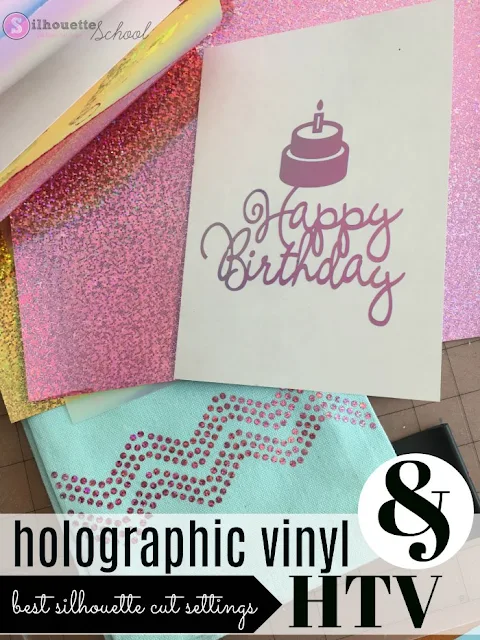 holographic vinyl, holographic htv, holographic vinyl, faux rhinestons, silhouette cameo
