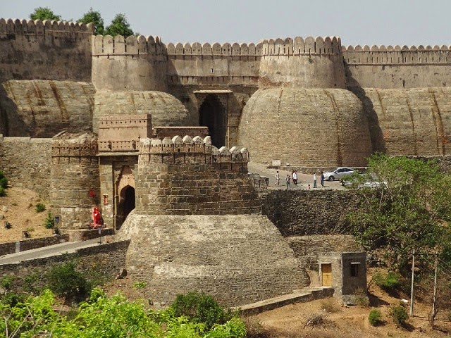 Kumbhalgarh Fort - the second most important fort of the Mewar Rulers of Rajasthan