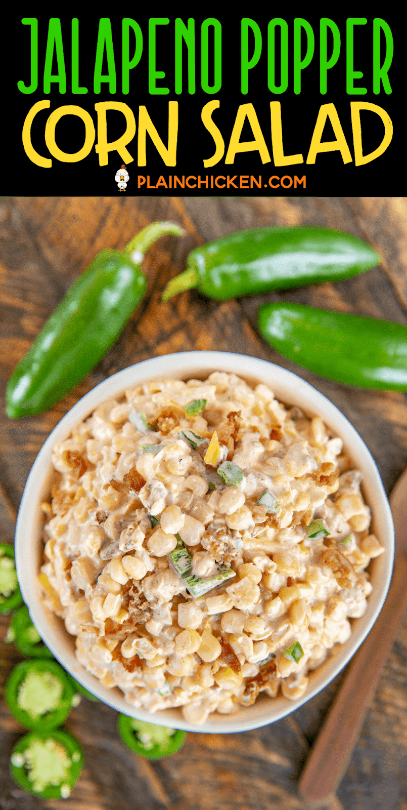 Jalapeno Popper Corn Salad Plain Chicken®