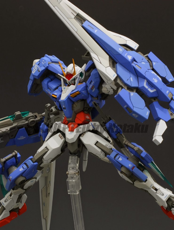 Custom Build Mg 1 100 00 Raiser Seven Sword Perfect Grade Detailing Full Weapon Set Gundam Kits Collection News And Reviews