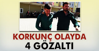 gaziantepte korkun. olayda 4 gözaltı