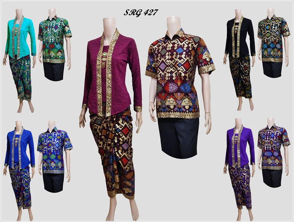 baju batik setelan rok lilit dan blus srg 427 baju batik setelan rok lilit dan blus srg 427