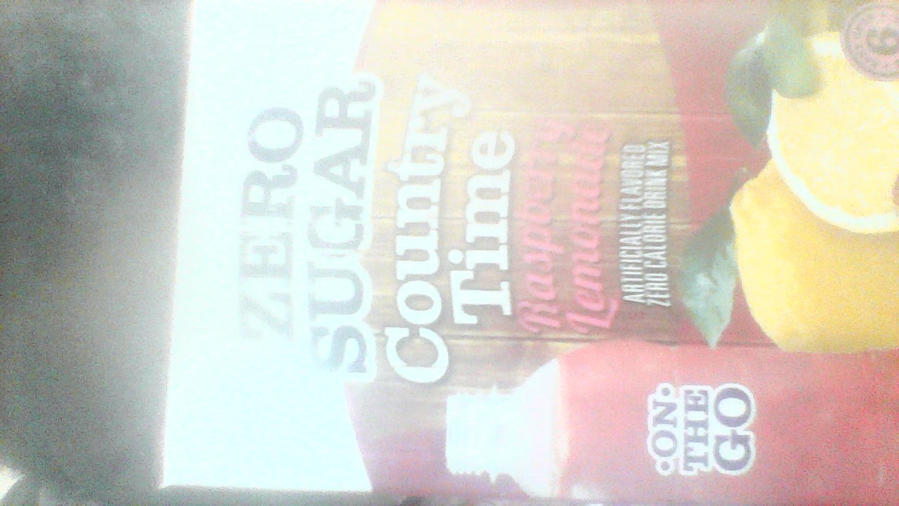 Random Stuff Zero Sugar Country Time OnTheGo Raspberry Lemonade