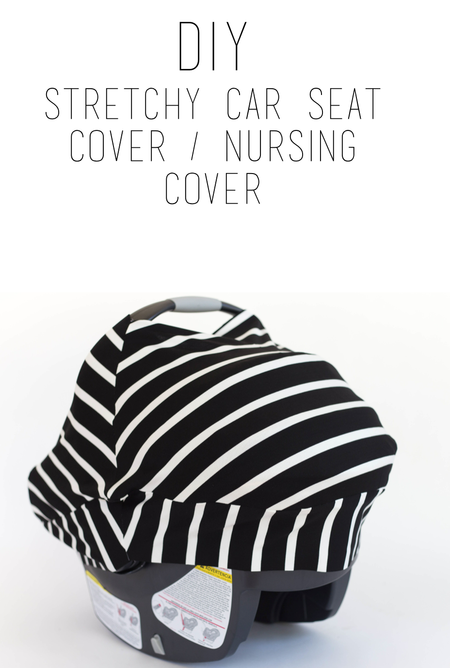 do it yourself divas DIY Stretchy Car Seat Cover