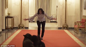 Michelle Obama takes one last walk through the White House