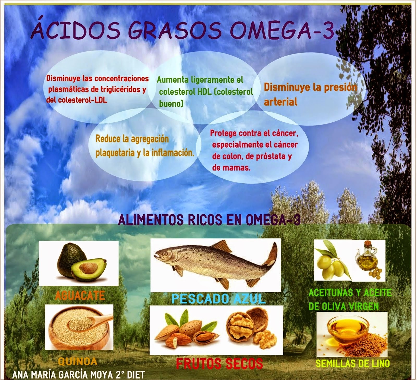 Infografía omega-3