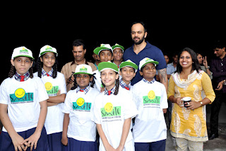 Ajay Devgan & Rohit Shetty meet children from Smile Foundation photos