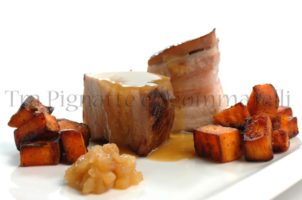 Tra Pignatte e Sgommarelli Pancetta di maiale cotta a bassa