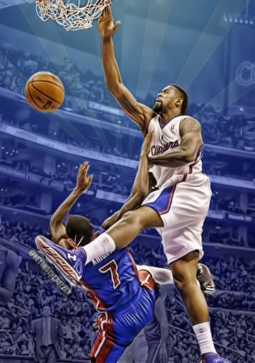 deandre jordan posterizes brandon knight