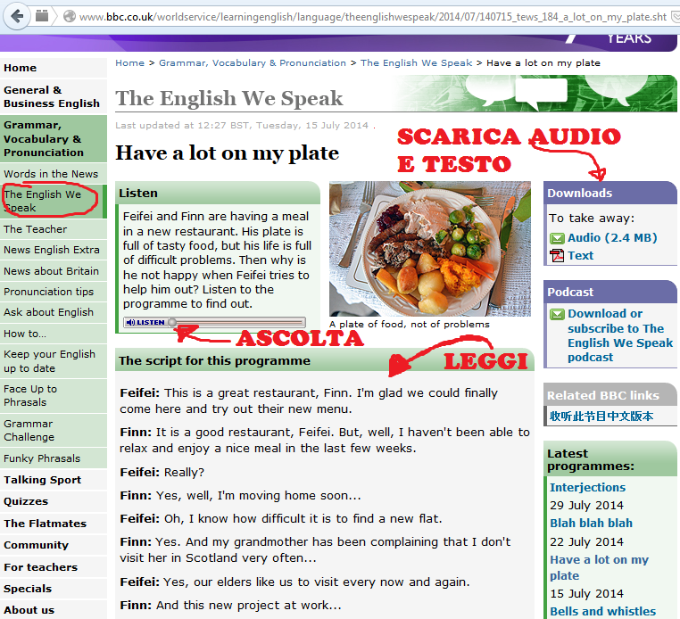 corso audio inglese da scaricare gratis