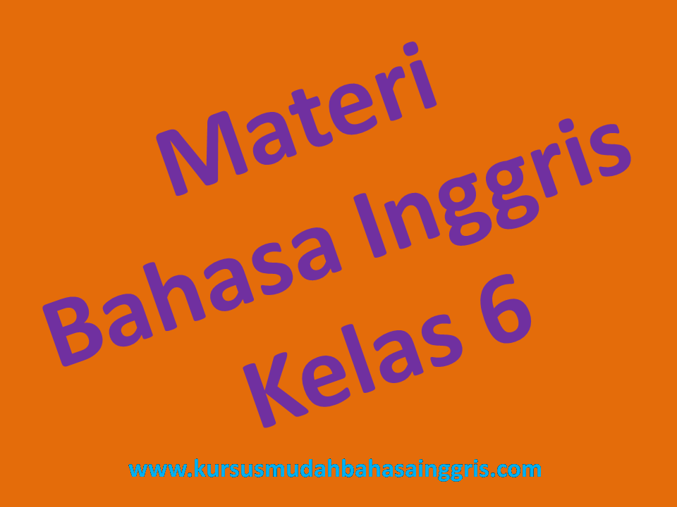 Ruangguru kelas 6 bahasa inggris