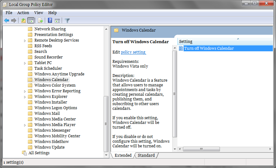 Is turned off перевод. Vista Calendar Windows 7. Steam turn off Windows 7. Файл ICS календарь Windows создать.