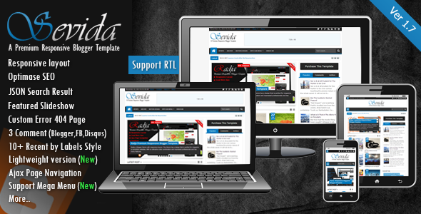 sevida responsive magazine blogger template free Sevida v2. 5 responsive magazine blogger template » themelock. Com.