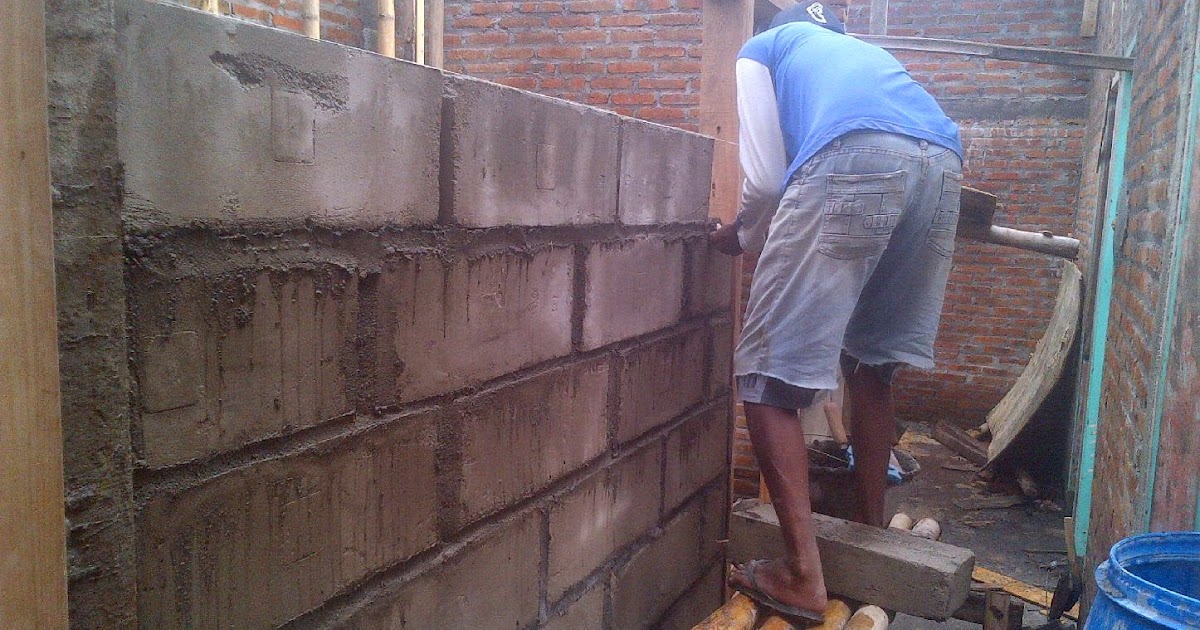 Tembok Batako Tanpa Plester Plester Tembok Cepat Tanpa