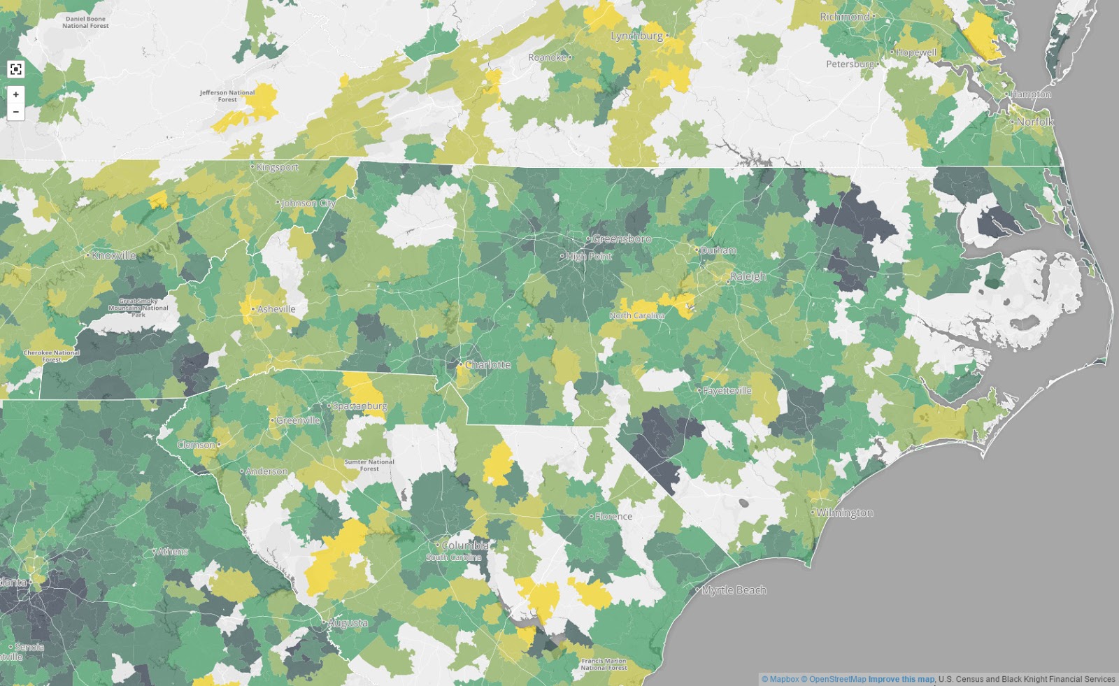 America’s great housing divide: Are you a winner or loser? (North Carolina)