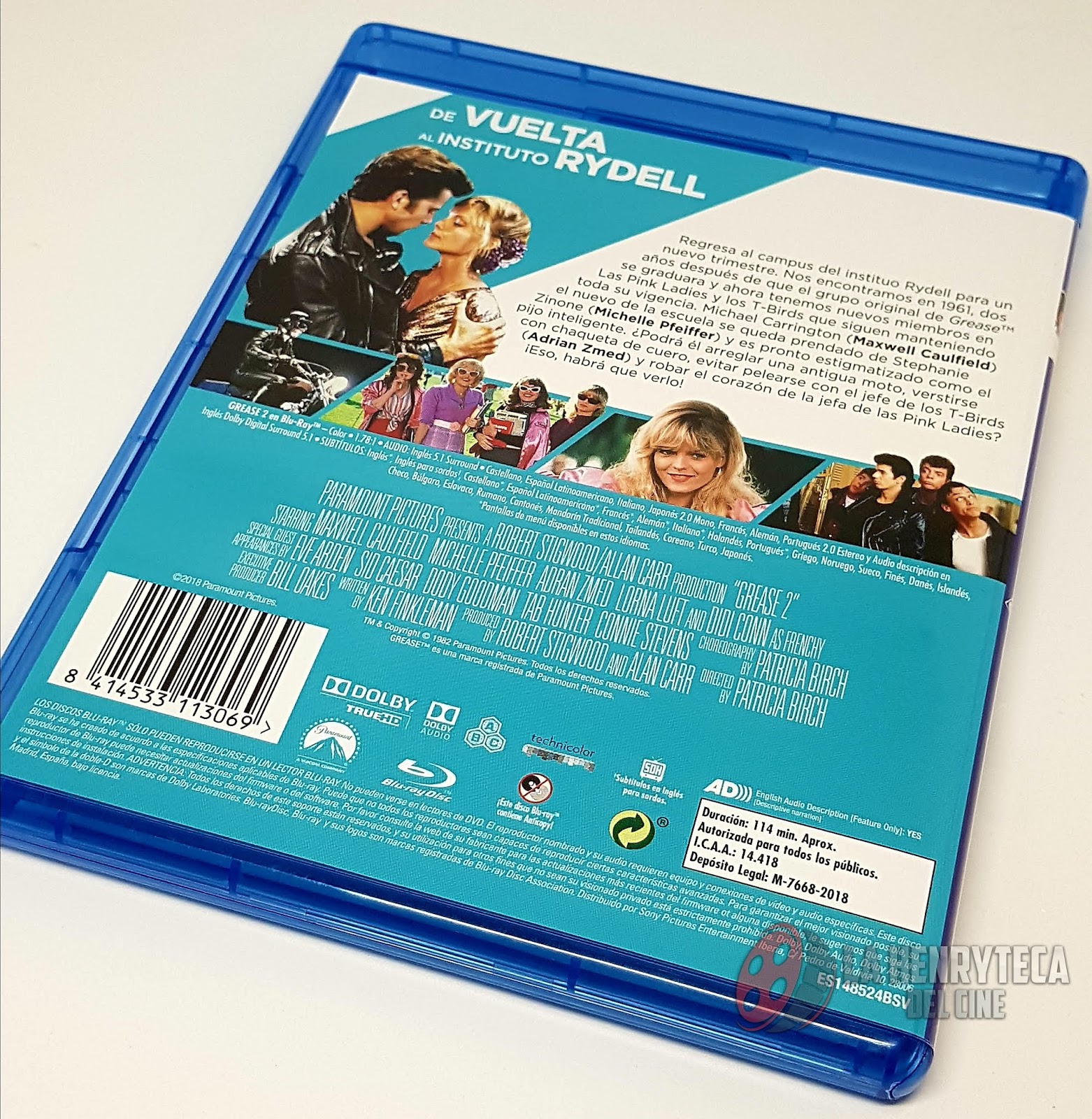 Grease 2, Análisis de la edición en Bluray La Henryteca del Cine