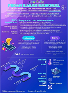 Lomba Karya Tulis Ilmiah Nasional Siswa/Mahasiswa 2019 di Unila Lomba Karya Tulis Ilmiah Nasional Siswa/Mahasiswa 2019 di Unila