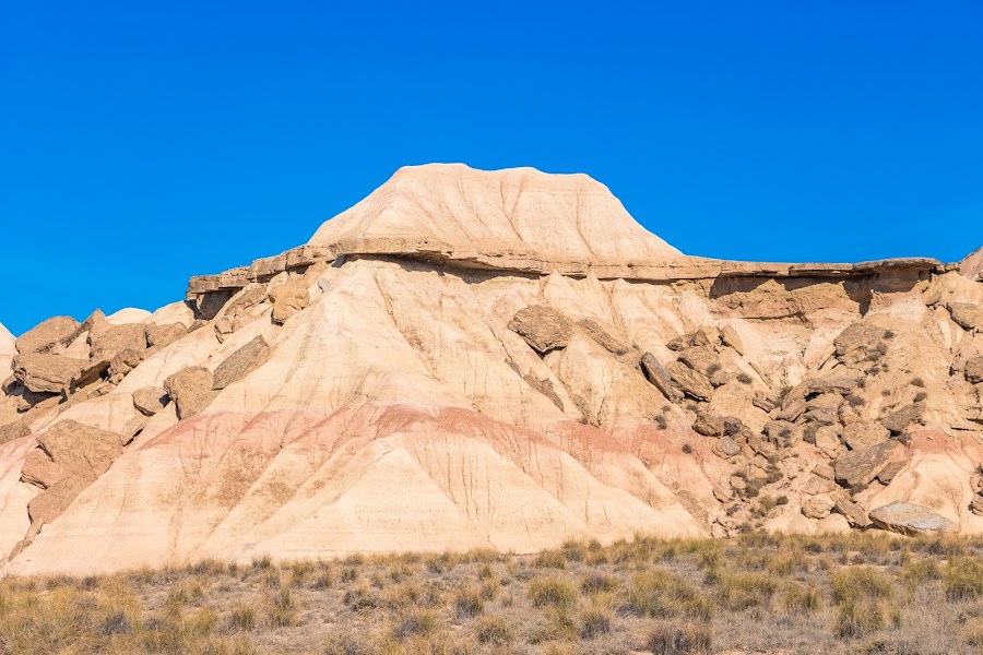 Bardenas Reales, cabezos, España, Navarra
