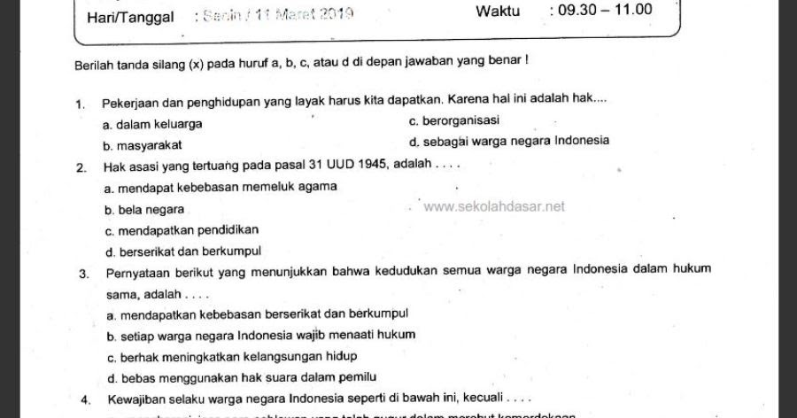 Soal Dan Jawaban Ukk Kejuruan Administrasi Perkantoran Kelas 12