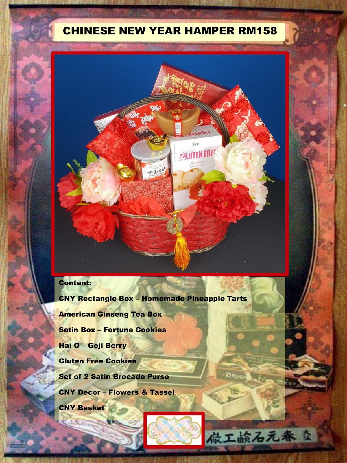 hantaran moden bollywood tray
