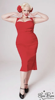 The Red Jessica Wiggle Dress by Gail Carriger 
